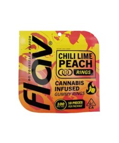 Flav Edibles - Chili Lime Peach Rings