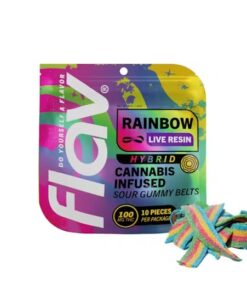 Flav Edibles - Live Resin Rainbow Belt - 100mg